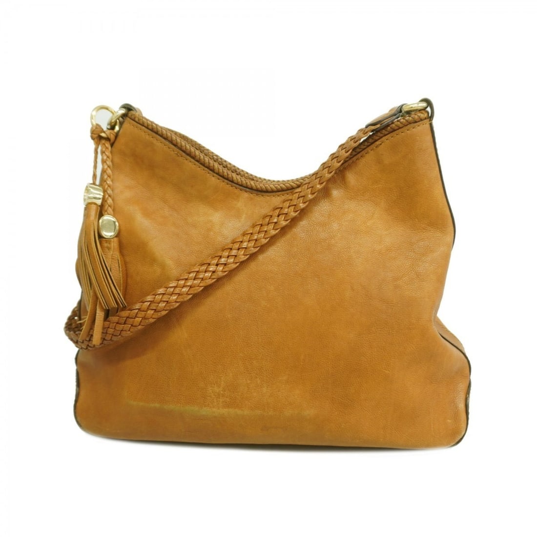 Gucci Shoulder Bag 257026 Leather Brown Champagne Women's: --- Catalog ---Category: SizeSize (HxWxD): 25.5cm x 34.5cm x 9cm / 10.03'' x 13.58'' x 3.54''Category: DesignType: Shoulder bagColor: BrownGender: WomenMaterial: Leather Hardware Color: Champagne gold