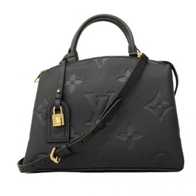 Louis Vuitton Monogram Empreinte Petit Palais Handbag M58916 Noir 2-Way Bag for Women