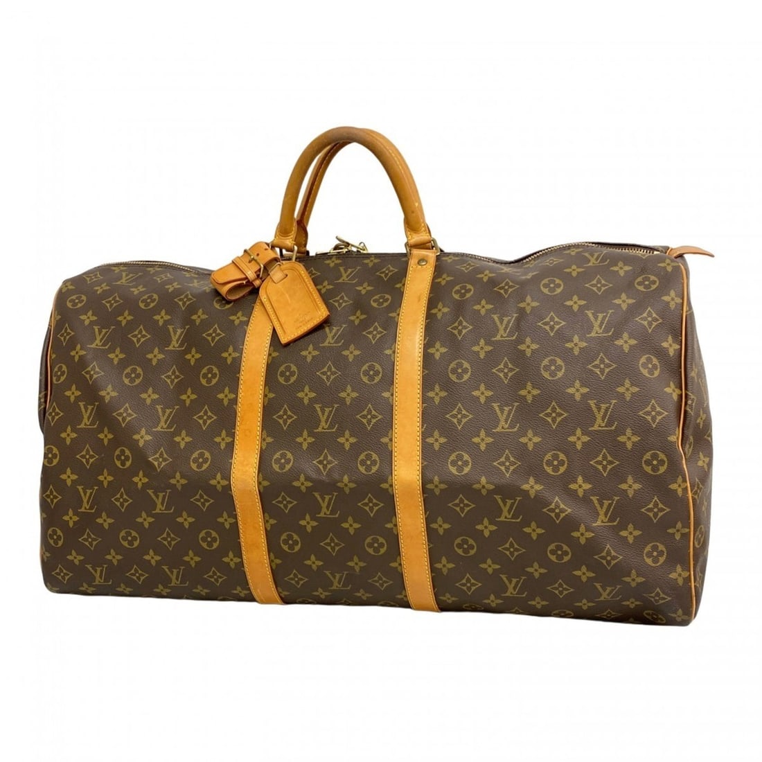 Louis Vuitton Monogram Keepall 60 Boston Bag M41422 Brown Men's/Women's: --- Catalog ---Category: SizeSize (HxWxD): 32cm x 60cm x 27cm / 12.59'' x 23.62'' x 10.62''Category: DesignType: Boston bagColor: BrownGender: Men,WomenCategory: GeneralMPN: M41422Brand: Louis Vuitton