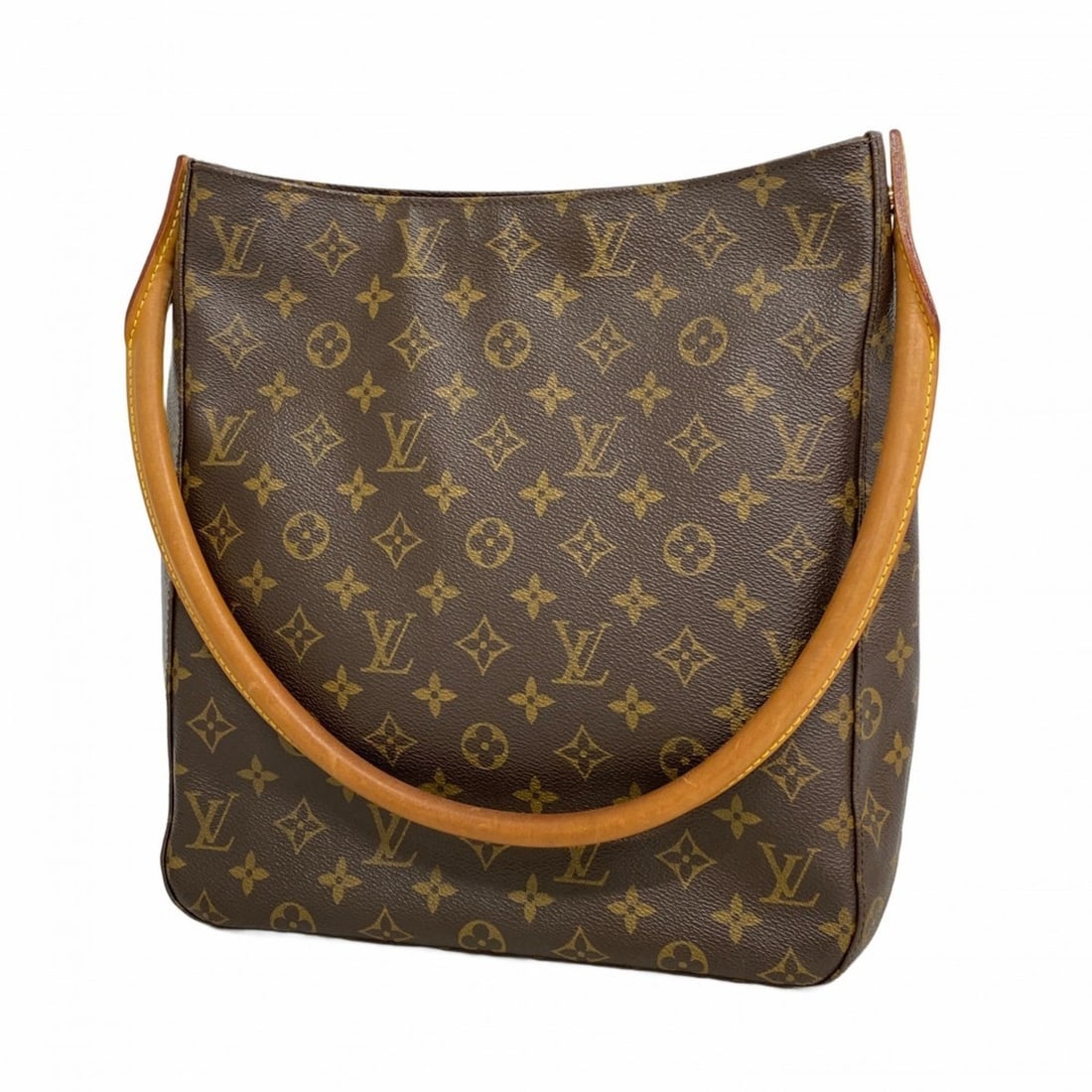 Louis Vuitton Monogram Looping GM Shoulder Bag M51145 Brown Women's (1 of 20)