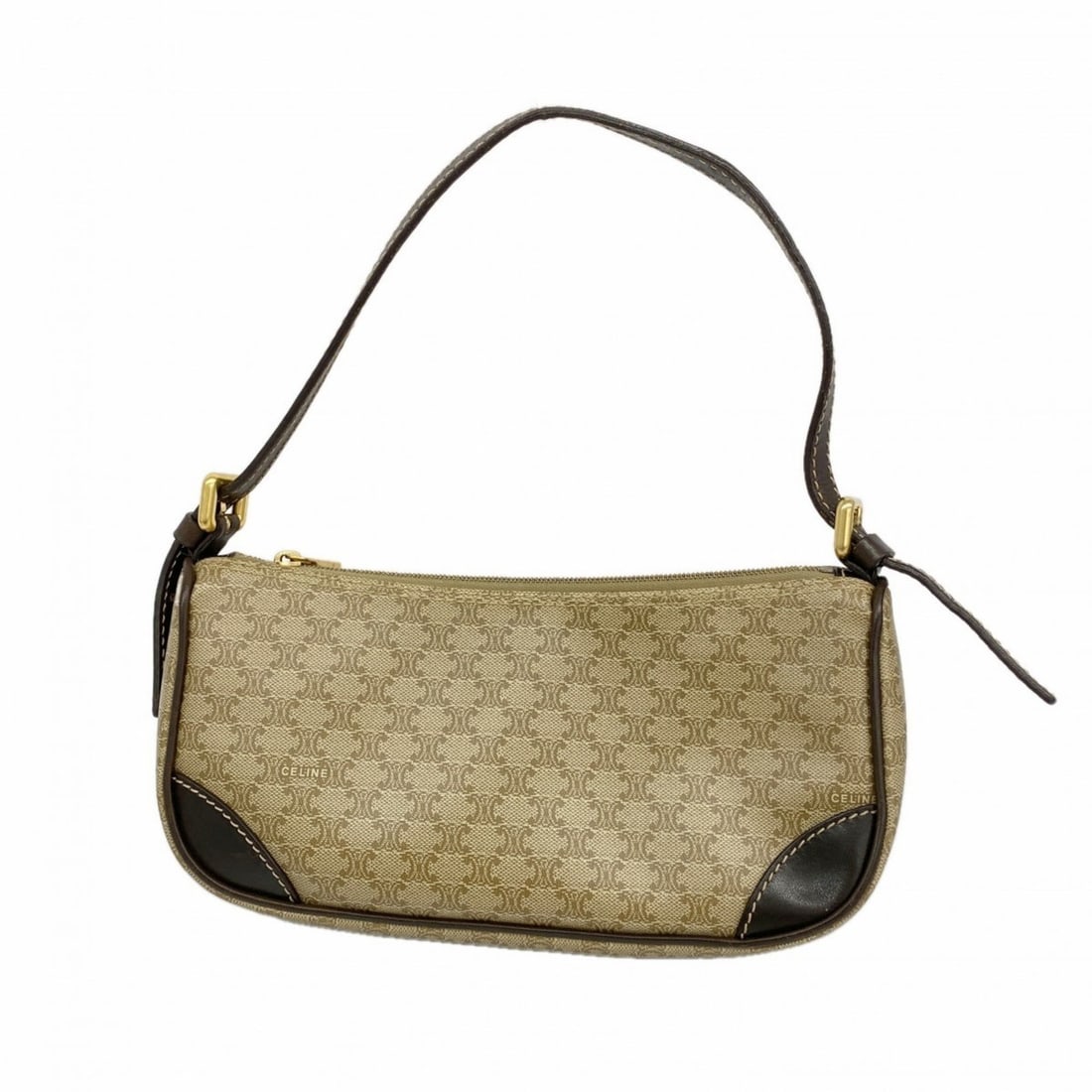 Celine handbag Macadam brown women's: --- Catalog ---Category: SizeSize (HxWxD): 11cm x 22cm x 6cm / 4.33'' x 8.66'' x 2.36''Category: DesignType: HandbagColor: BrownGender: WomenMaterial: PVC Hardware Color: GoldCategory: GeneralBrand: C