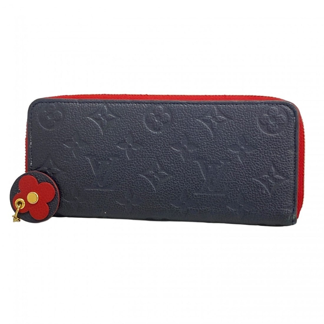 Louis Vuitton Monogram Empreinte Portefeuille Clemence Long Wallet with Flower Charm, M68325, Marine: --- Catalog ---Category: SizeSize (HxWxD): 9cm x 19.5cm x 2.5cm / 3.54'' x 7.67'' x 0.98''Category: DesignType: Long wallet (bi-fold)Color: Marine rougeGender: WomenCategory: GeneralMPN: ?68325Brand: