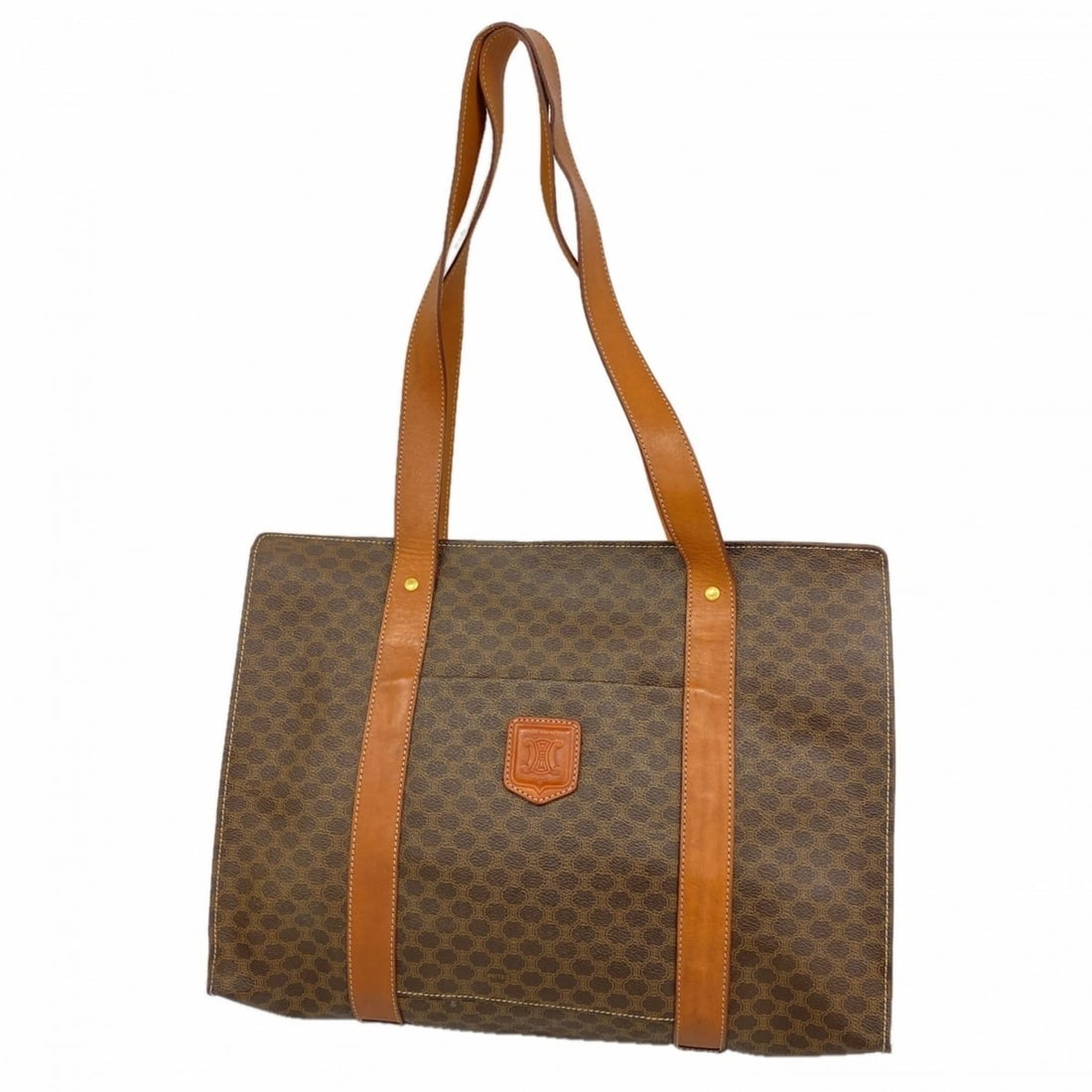 Celine tote bag, Macadam, brown, for women (1 of 20)