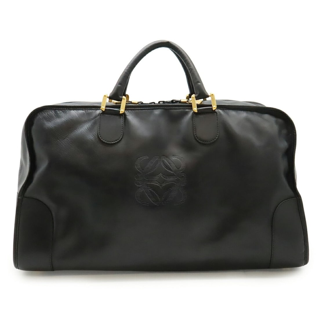 Loewe Women's Leather Boston Bag,Handbag Black: --- Catalog ---Category: SizeSize (HxWxD): 29.5cm x 50cm x 20cm / 11.61'' x 19.68'' x 7.87''Category: DesignType: Boston bag, HandbagColor: BlackGender: WomenMaterial: Leather Category: GeneralBrand: