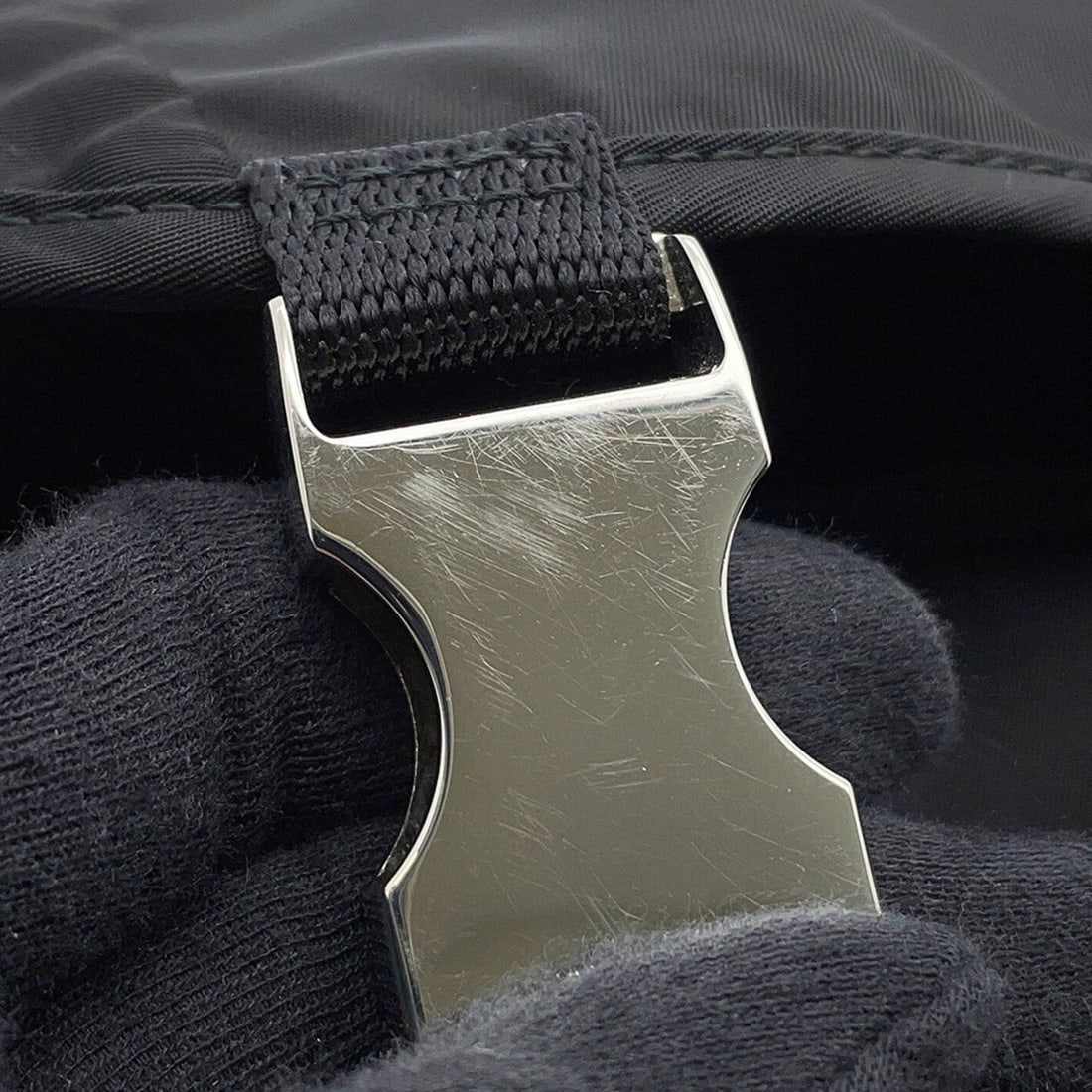 Prada Backpack Nylon 2VZ062 PRADA Handbag Black - 12