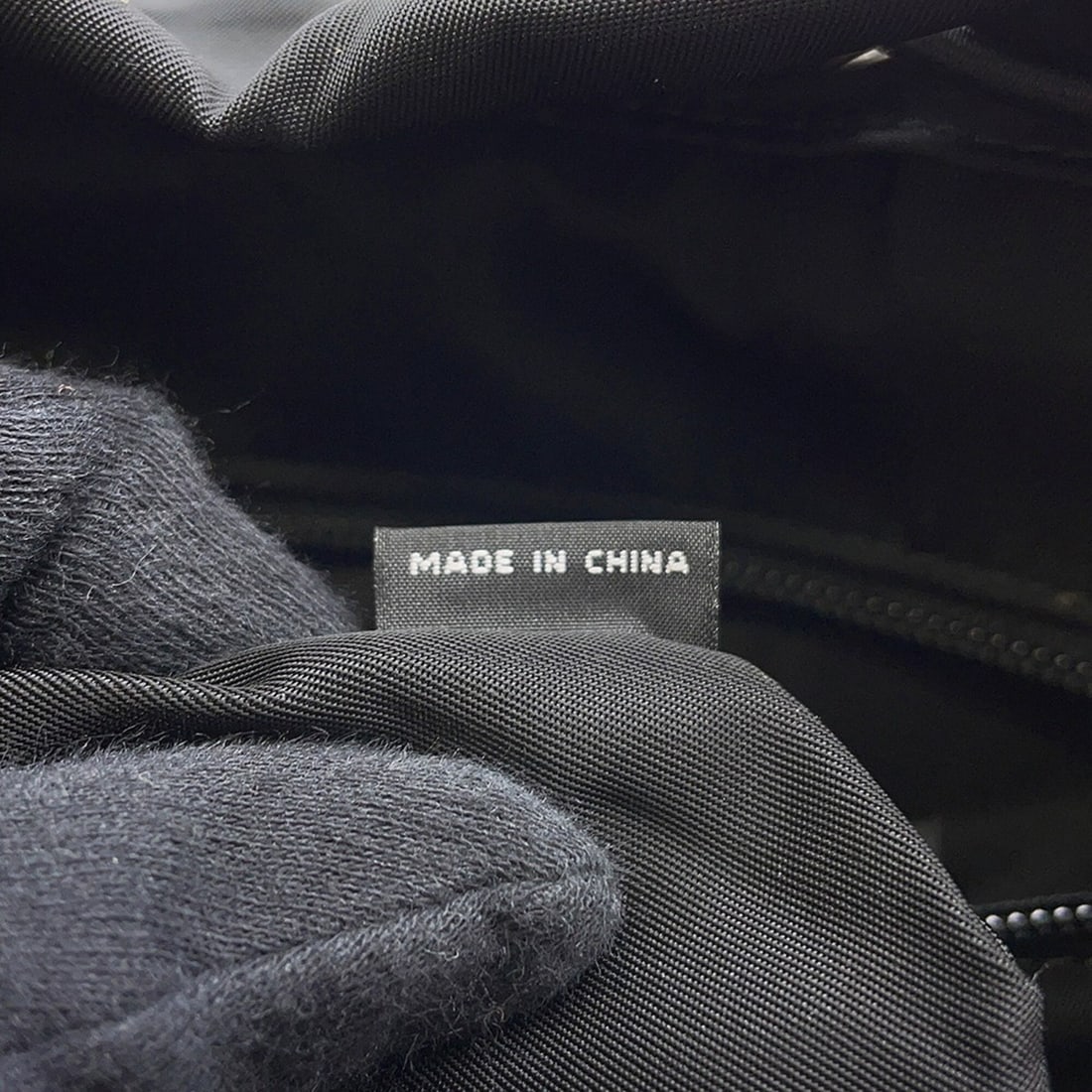 Prada Backpack Nylon 2VZ062 PRADA Handbag Black - 15