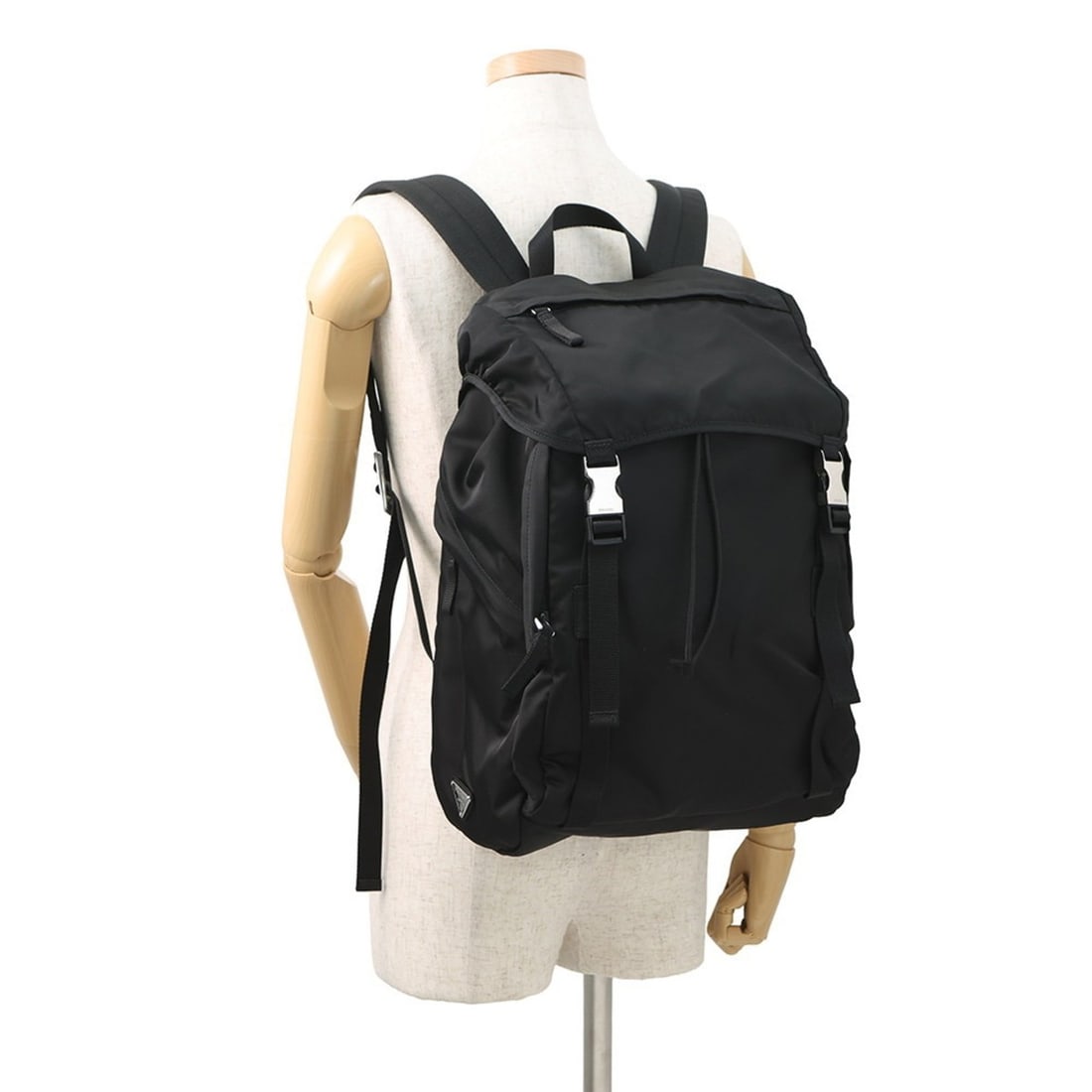 Prada Backpack Nylon 2VZ062 PRADA Handbag Black - 4