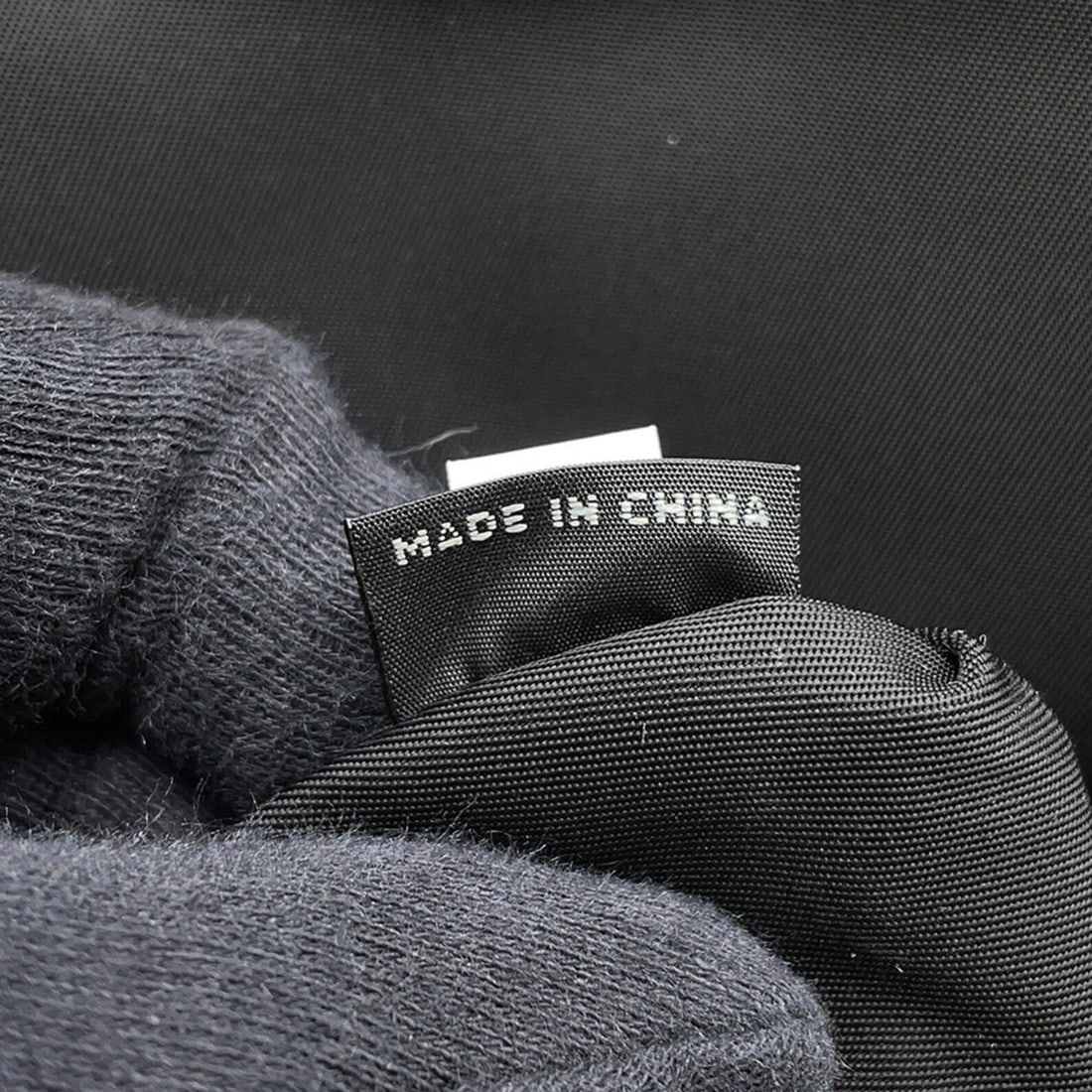 Prada Triangle Nylon Backpack, Black, Handbag, - 14