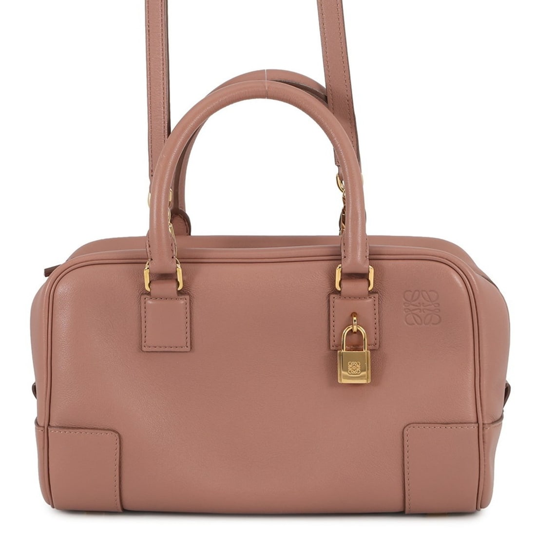 LOEWE Amazona 23 Leather Handbag A039N07X01 2-Way Shoulder Bag: --- Catalog ---Category: SizeSize (HxWxD): 15.5cm x 23.5cm x 9.5cm / 6.1'' x 9.25'' x 3.74''Category: DesignType: Handbag, Shoulder bagColor: Pink beigeGender: WomenMaterial: Leather Category: