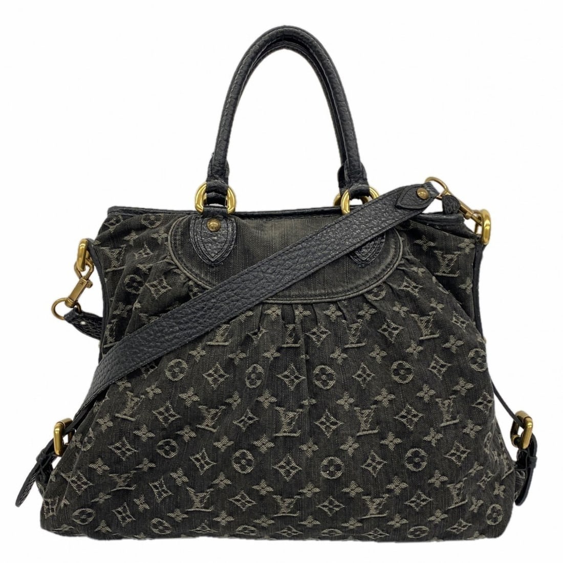 Louis Vuitton Monogram Denim Neocavi MM Handbag M95351 Noir 2-Way Bag for Women (P2441491): --- Catalog ---Category: SizeSize (HxWxD): 32cm x 38cm x 13cm / 12.59'' x 14.96'' x 5.11''Category: DesignType: HandbagColor: NoirGender: WomenCategory: GeneralMPN: M95351Brand: Louis Vuitton--- Item