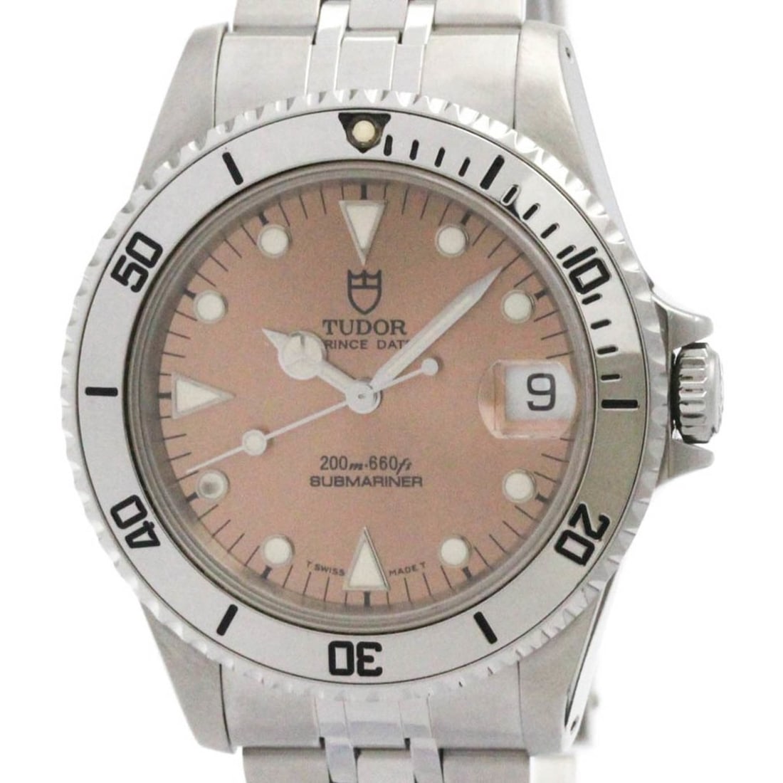 TUDOR Rolex Submarina Steel Automatic Mens Watch 75190 Polished: --- Catalog ---Category: SizeCase Diameter: 36mm / 1.42''Category: DesignType: WristwatchStyle: SportGender: MenColor (Dial): PinkMaterial (Band): Stainless steelMaterial (Case): Stainless steelCatego