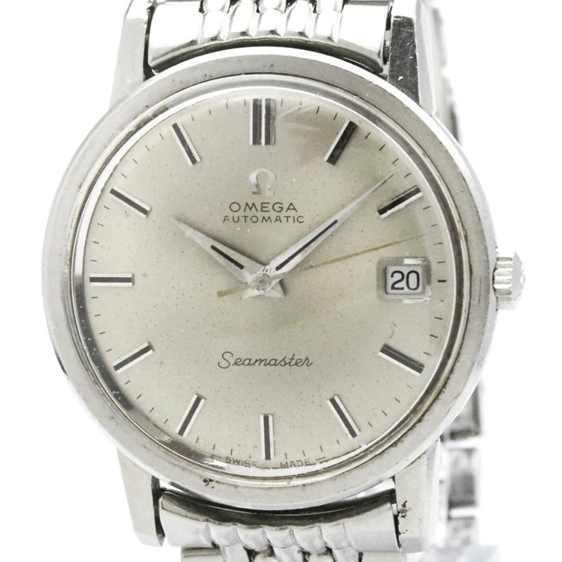 OMEGA Seamaster Date Steel Automatic Mens Watch 166.003 Vintage (1 of 10)