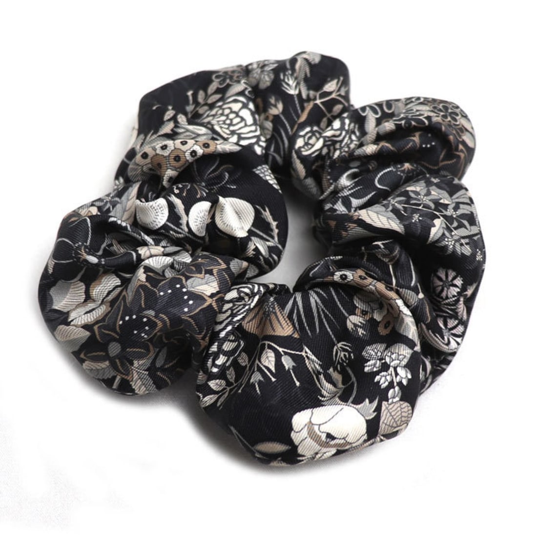 HERMES Silk Scrunchie Claudia Hair Accessory H251044G 02TU Women's (1 of 9)
