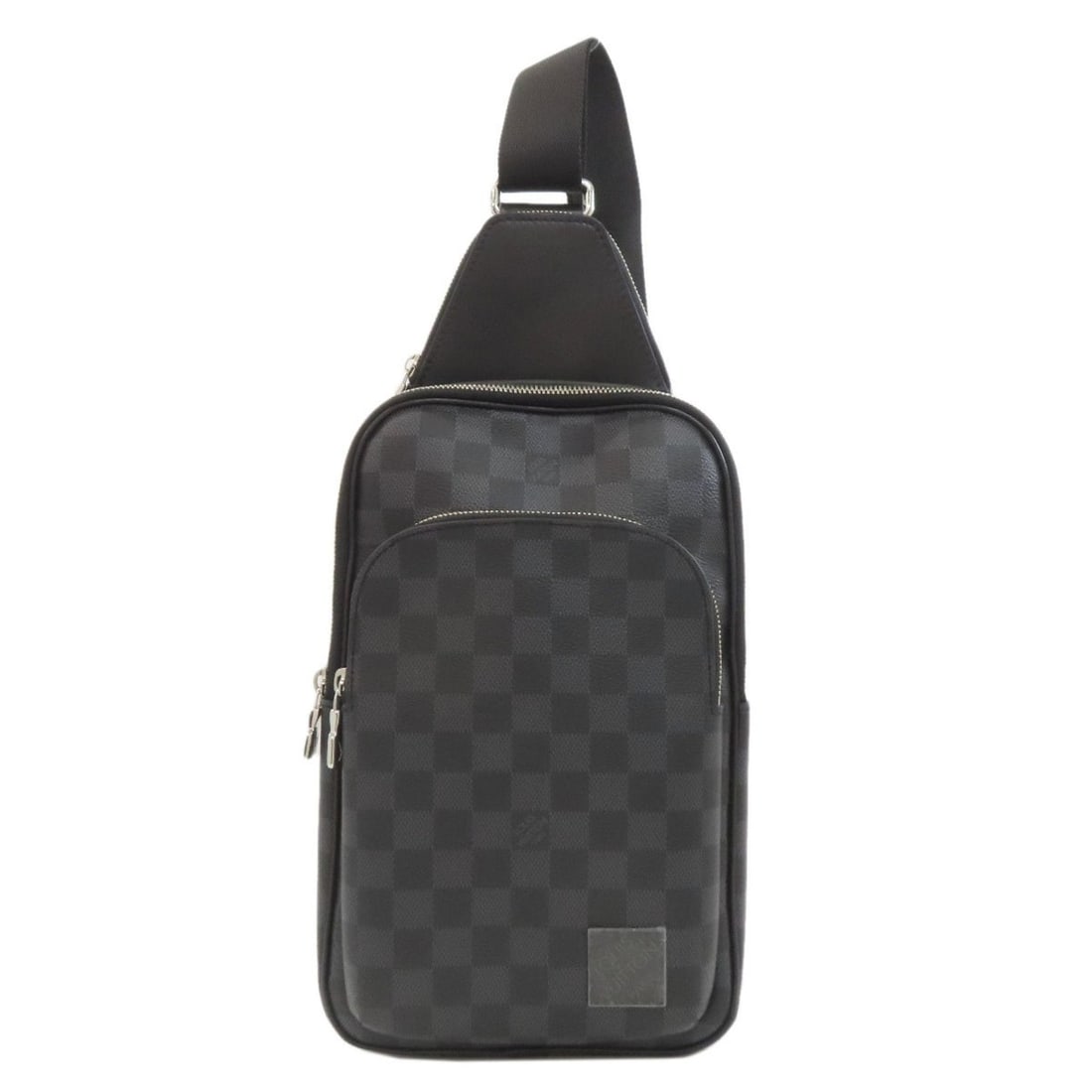 Louis Vuitton N45302 Avenue Sling Bag, Body Damier Canvas, Men's LOUIS VUITTON: --- Catalog ---Category: SizeSize (HxWxD): 31cm x 19cm x 3.5cm / 12.2'' x 7.48'' x 1.37''Category: DesignType: Sling bagColor: Black, Damier GraphiteGender: MenMaterial: Damier Canvas Category: