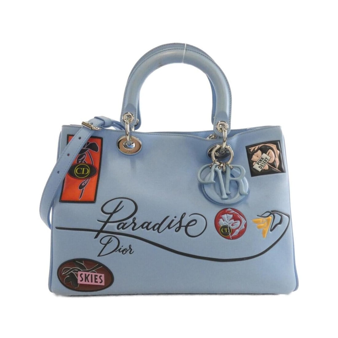 Christian Dior Diorissimo M0902PSKY Handbag: --- Catalog ---Category: SizeSize (HxWxD): 22cm x 32cm x 12cm / 8.66'' x 12.59'' x 4.72''Category: DesignType: HandbagColor: BlueGender: WomenMaterial: Leather Category: GeneralMPN: M0902PSKYBrand: