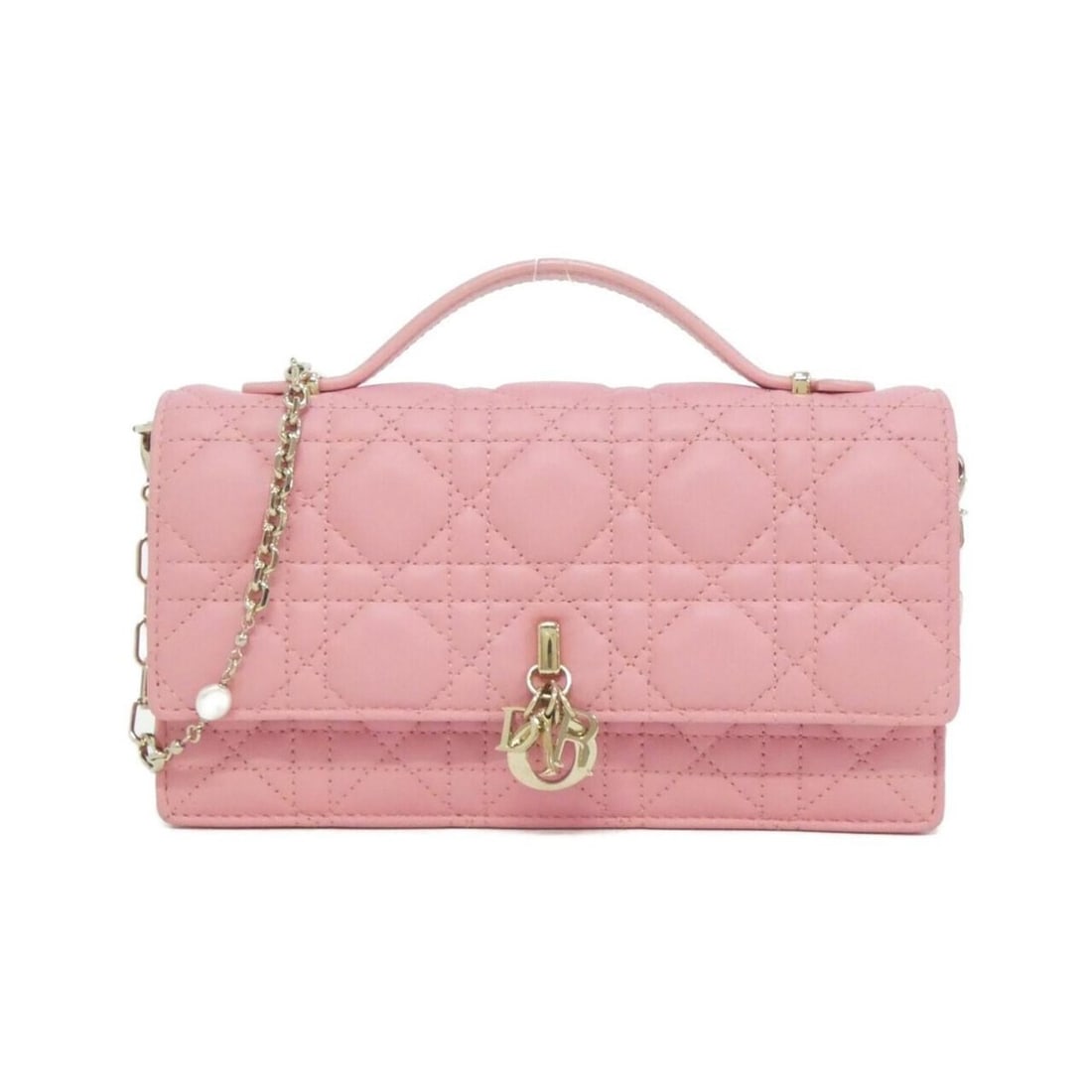 Christian Dior My Mini S0980ONMJ Handbag: --- Catalog ---Category: SizeSize (HxWxD): 11cm x 21cm x 4cm / 4.33'' x 8.26'' x 1.57''Category: DesignType: HandbagColor: Light pinkGender: WomenMaterial: Leather Leather/Fur Type: LambskinCategory: