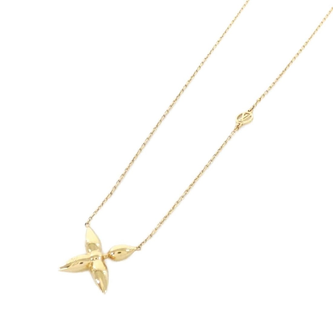 Louis Vuitton Collier Louisette M00365 Necklace: --- Catalog ---Category: SizePendant Size: 16mm x 16mm / 0.62'' x 0.62''Neck Circumference: 45 cm - 50 cm / 17.71'' - 19.68''Category: DesignColor: GoldGender: WomenNecklace Type: NecklaceCategory: