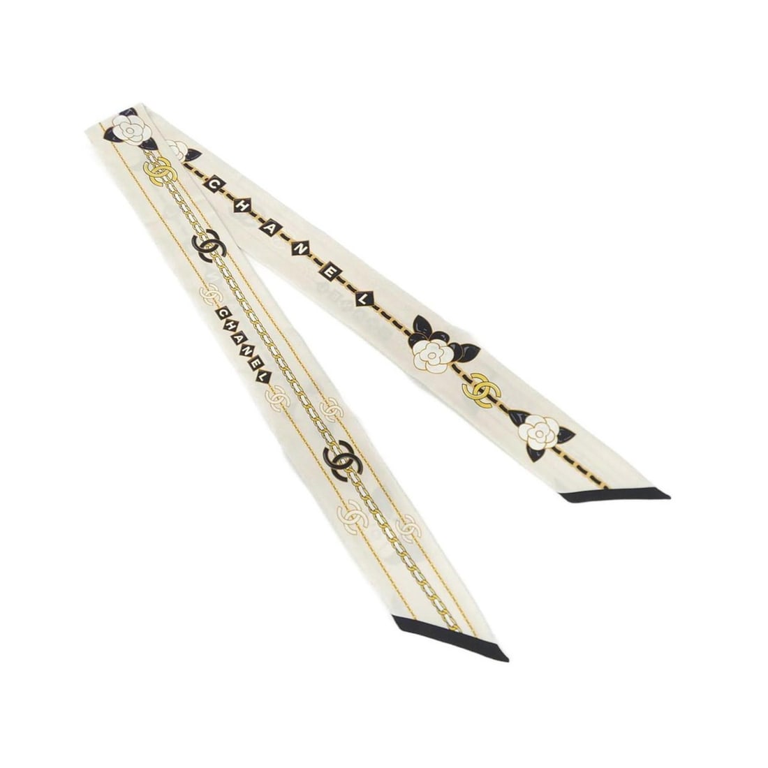 Chanel AA8232 Hairband: --- Catalog ---Category: SizeSize (LxW): 7cm x 1.22m / 2.75'' x 48.03''Category: DesignType: HeadbandColor: Ivory, Pink, WhiteGender: WomenMaterial: SilkCategory: GeneralMPN: AA8232Brand: Chanel---