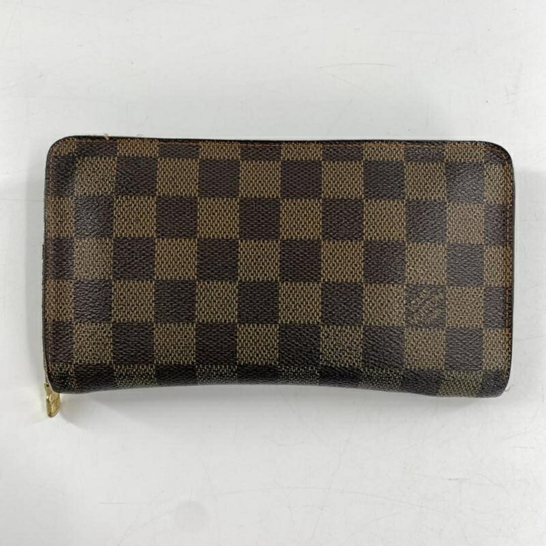 LOUIS VUITTON Porte Monne Zip Round Long Wallet N61728 Damier Brown Louis Vuitton: --- Catalog ---Category: SizeSize (HxWxD): 10.5cm x 18cm x 2.5cm / 4.13'' x 7.08'' x 0.98''Category: DesignColor: BrownGender: Men,WomenMaterial: Damier Canvas Category: GeneralLine: DamierBrand: