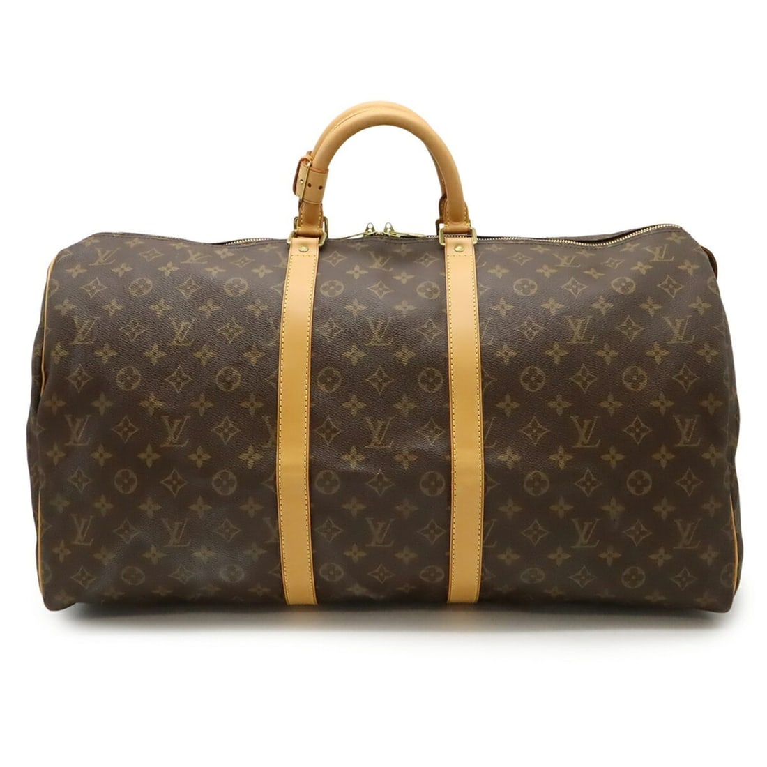 LOUIS VUITTON Monogram Keepall 55 Boston Bag, Handbag, Travel M41424 (1 of 10)