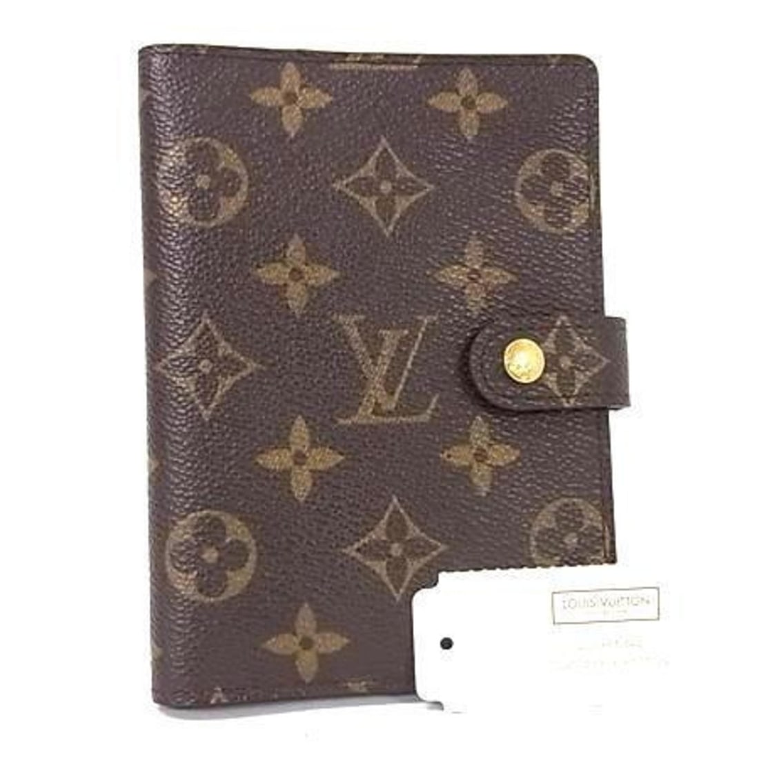 LOUIS VUITTON Agenda PM R20005 Planner Cover, Brown, Monogram, 6-Hole, for Men and Women (1 of 8)