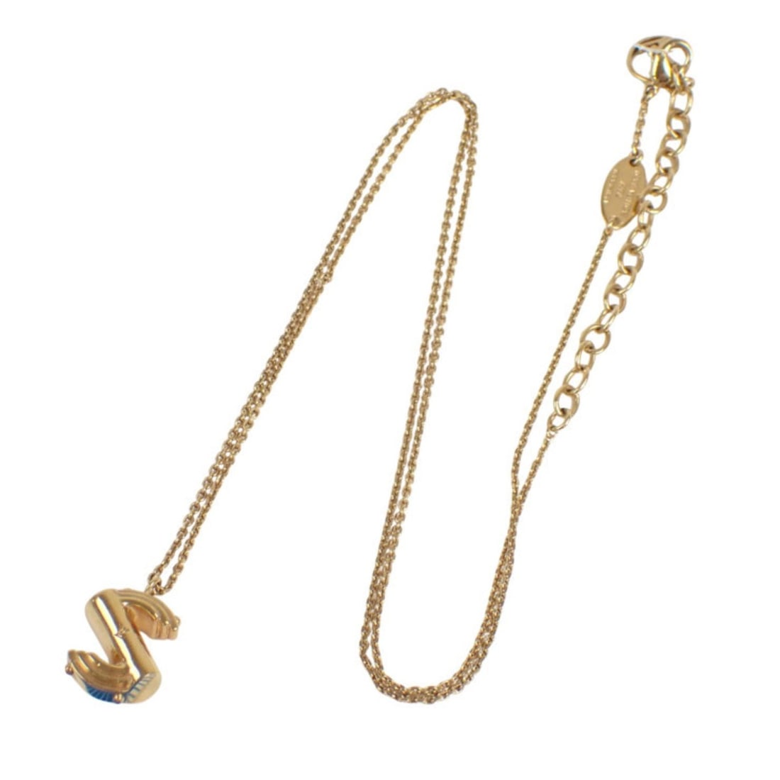 LOUIS VUITTON Louis Vuitton Pendant Necklace LV&ME S M61074 Gold Metal Women's: --- Catalog ---Category: SizePendant Size: 15mm x 13mm / 0.59'' x 0.51''Neck Circumference: 61 cm / 24.01''Category: DesignColor: GoldGender: WomenMaterial: MetalPendant Type: PendantNecklace Type: Pe