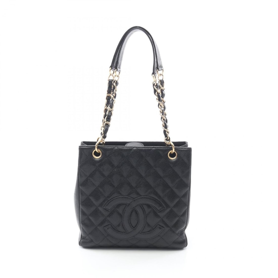 CHANEL Matelasse PST Tote Bag, Handbag, Leather, Grained Calf Women's, Black: --- Catalog ---Category: SizeSize (HxWxD): 24cm x 24cm x 8cm / 9.44'' x 9.44'' x 3.14''Category: DesignType: Handbag, Tote bagColor: BlackGender: WomenMaterial: Leather Category: GeneralBrand: Chanel-