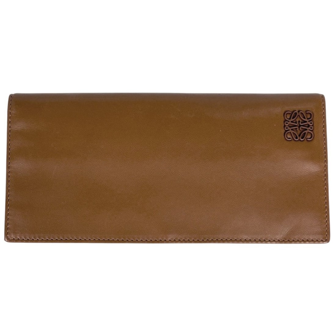 LOEWE Anagram Bifold Long Wallet in Brown Leather for Women: --- Catalog ---Category: SizeSize (HxWxD): 9cm x 19cm x 1.5cm / 3.54'' x 7.48'' x 0.59''Category: DesignType: Long wallet (bi-fold)Color: BrownGender: WomenMaterial: Leather Category: GeneralBrand: Lo