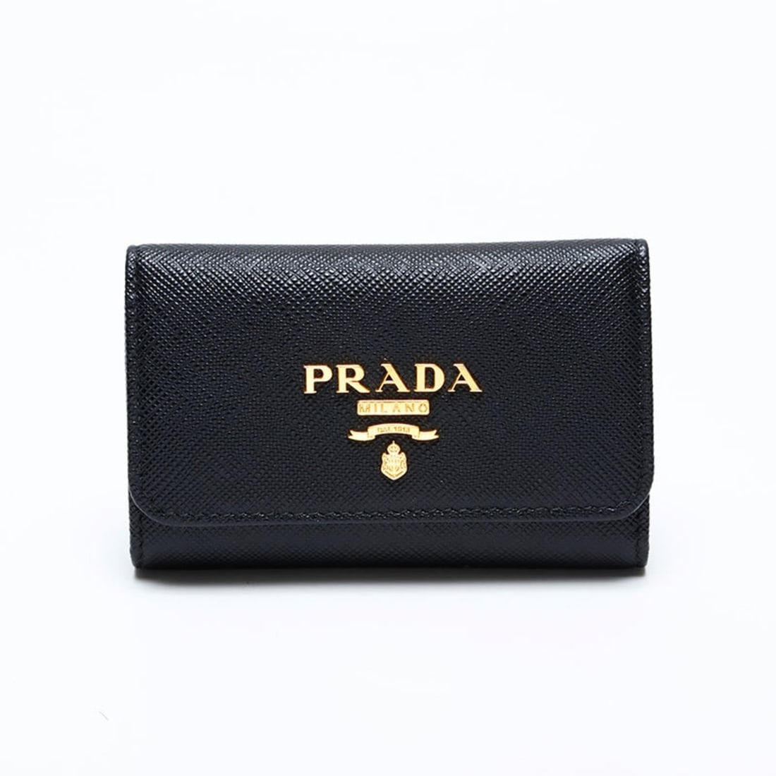 Prada Saffiano Leather Key Case, Black, WS22106 (1 of 12)