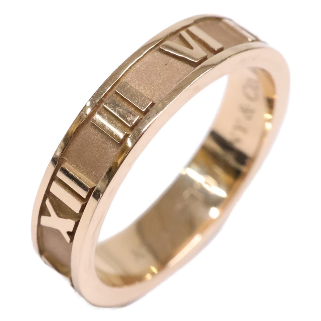 TIFFANY & Co. Tiffany Au750 Atlas Ring, Gold, Women's: --- Catalog ---Category: SizeJP Size: 6.5US Size: 3.5Category: DesignType: Band ringColor: GoldGender: WomenMaterial: Gold (18K)Category: GeneralBrand: Tiffany--- Item List ---Section: ConditionRankin