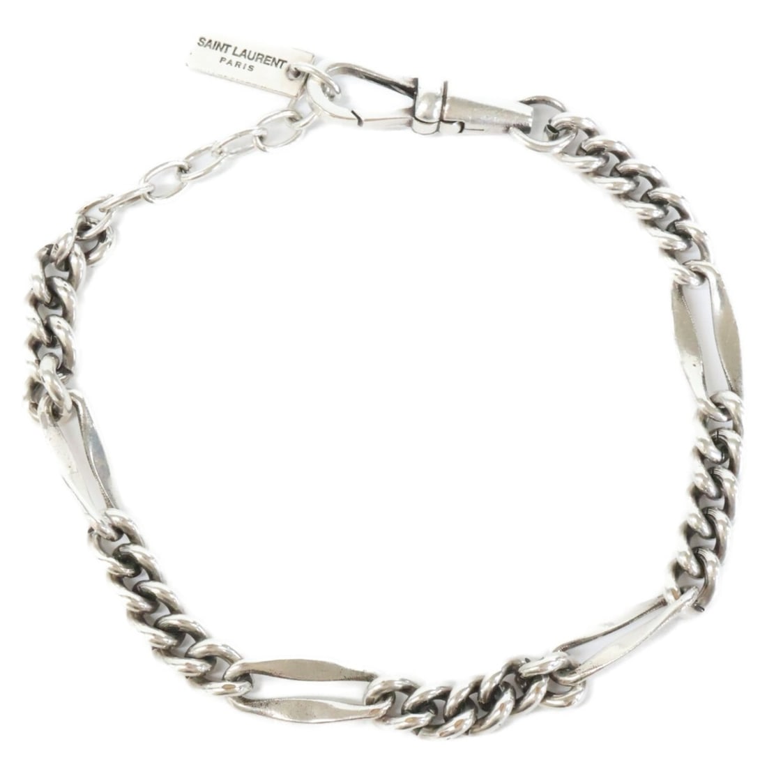 SAINT LAURENT Saint Laurent Chain Bracelet Silver Men's: --- Catalog ---Category: SizeLength: 20cm / 7.87''Category: DesignType: Charm braceletColor: SilverGender: MenMaterial: MetalCategory: GeneralBrand: Saint Laurent--- Item List ---Section: ConditionRan