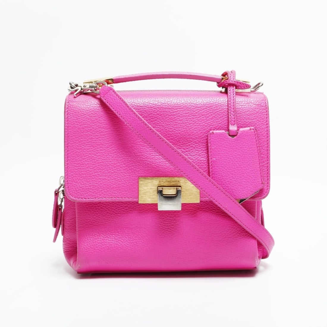 Balenciaga BALENCIAGA Leather Handbag Pink WS23397 (1 of 15)