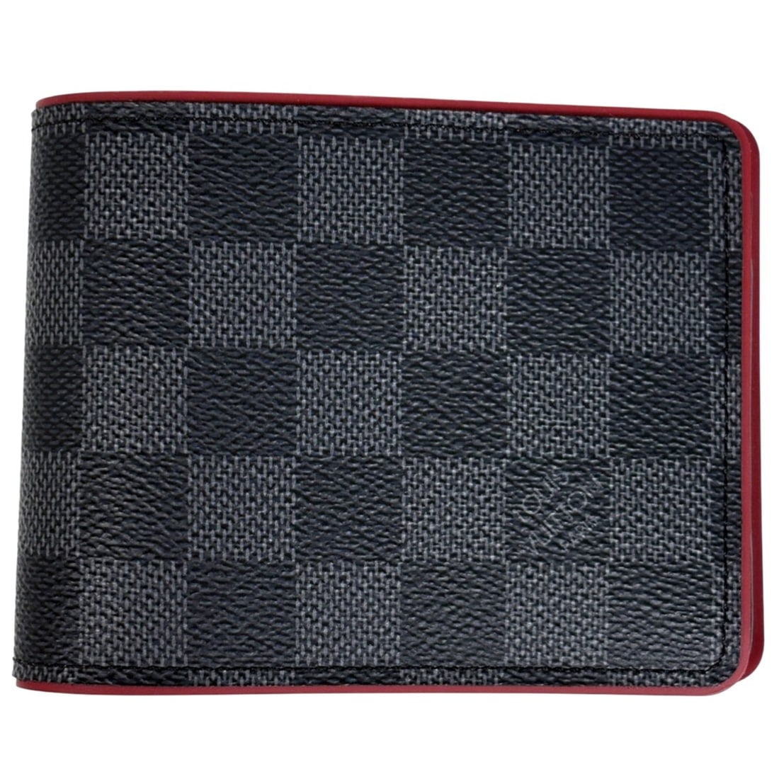 Louis Vuitton Portefeuille Multiple Bifold Wallet with Bill and Card Slots, Damier Graphite Black,: --- Catalog ---Category: SizeSize (HxWxD): 9cm x 11.5cm x 2cm / 3.54'' x 4.52'' x 0.78''Category: DesignType: Wallet (bi-fold)Color: BlackGender: MenMaterial: Damier Graphite Category: GeneralBrand: L