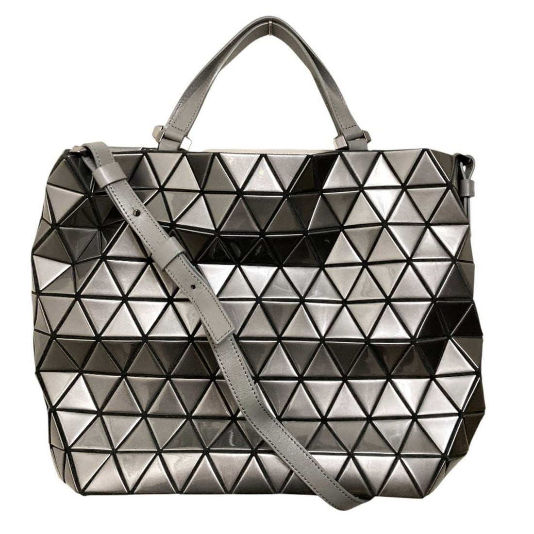 Bao Bao Issey Miyake BAO ISSEY MIYAKE Crystal Gloss Tote Bag BB03-AG301 Gray Women's (1 of 12)