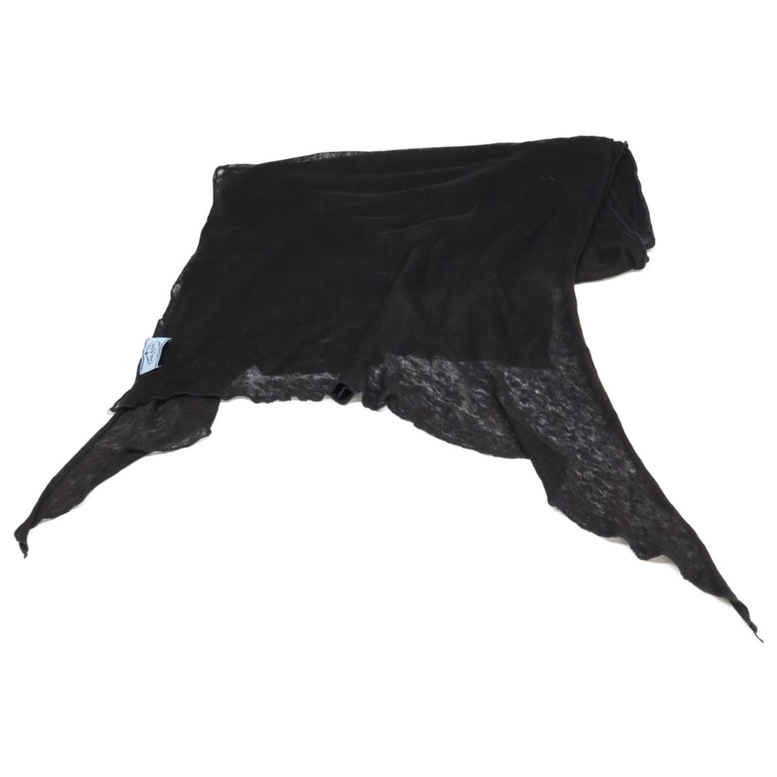 PRADA Prada linen stole in black for women: --- Catalog ---Category: SizeSize (LxW): 2.5m x 48cm / 98.42'' x 18.89''Category: DesignType: StoleColor: BlackGender: WomenMaterial: Linen Category: GeneralBrand: Prada--- Item List ---Section: Condi