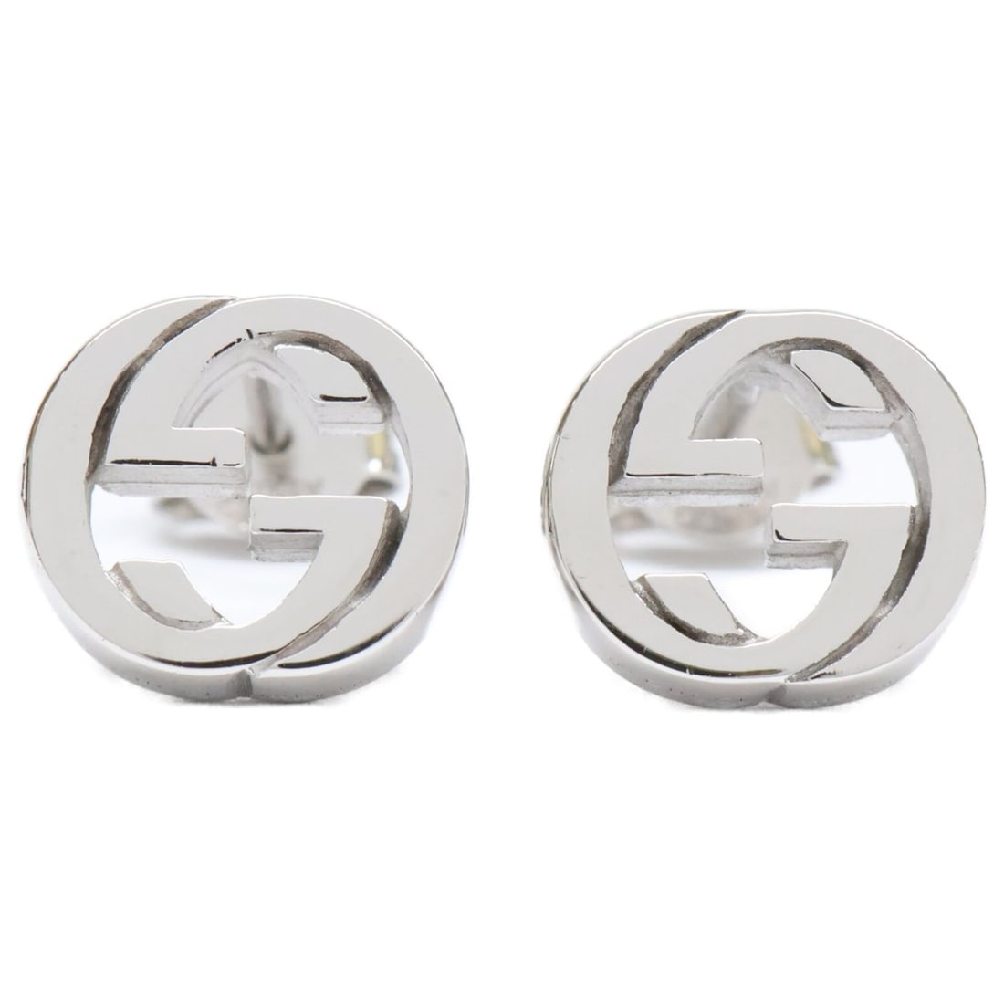 GUCCI Gucci Ag925 Interlocking G Earrings Silver Women's: --- Catalog ---Category: SizeSize (HxWxD): 9.00mm x 10.00mm / 0.35'' x 0.39''Category: DesignType: Stud earringsColor: SilverGender: WomenMaterial: Silver 925Category: GeneralBrand: Gucci--- Item