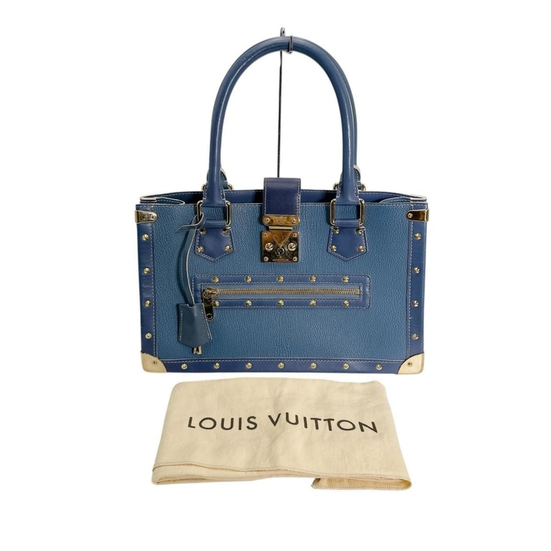 Louis Vuitton Fabulous Suhali Leather Handbag M91813 Blue: --- Catalog ---Category: SizeSize (HxWxD): 22cm x 35cm x 12.5cm / 8.66'' x 13.77'' x 4.92''Category: DesignType: HandbagColor: BlueGender: WomenMaterial: Leather Category: GeneralMPN: M91813Brand: