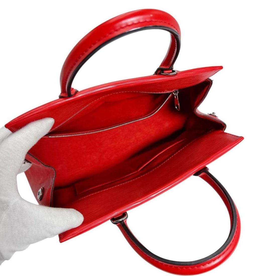 Louis Vuitton Epi Marly BB Handbag M41378 Red - 13