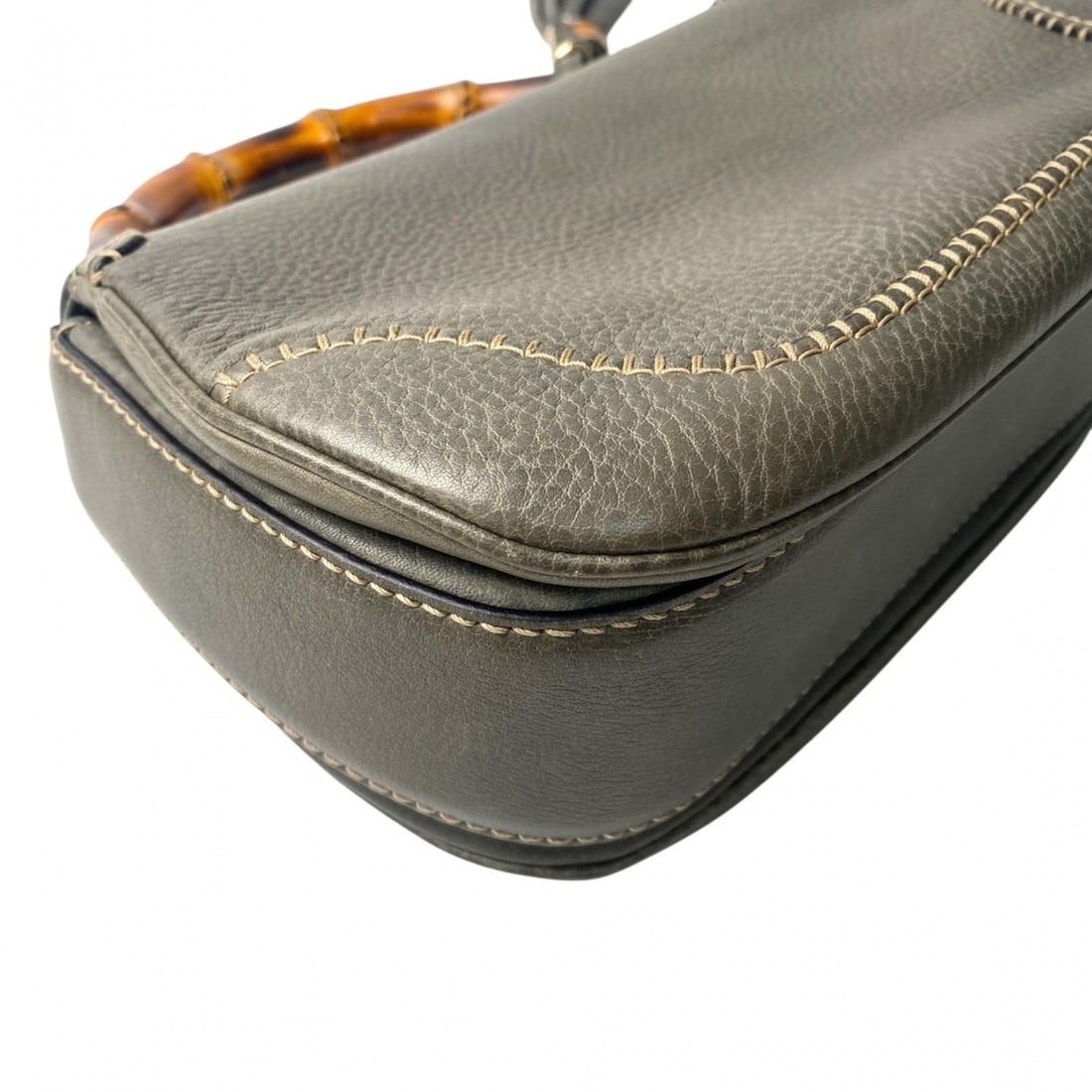 Celine Mini Partial Cabas Triomphe Handbag in White - 20