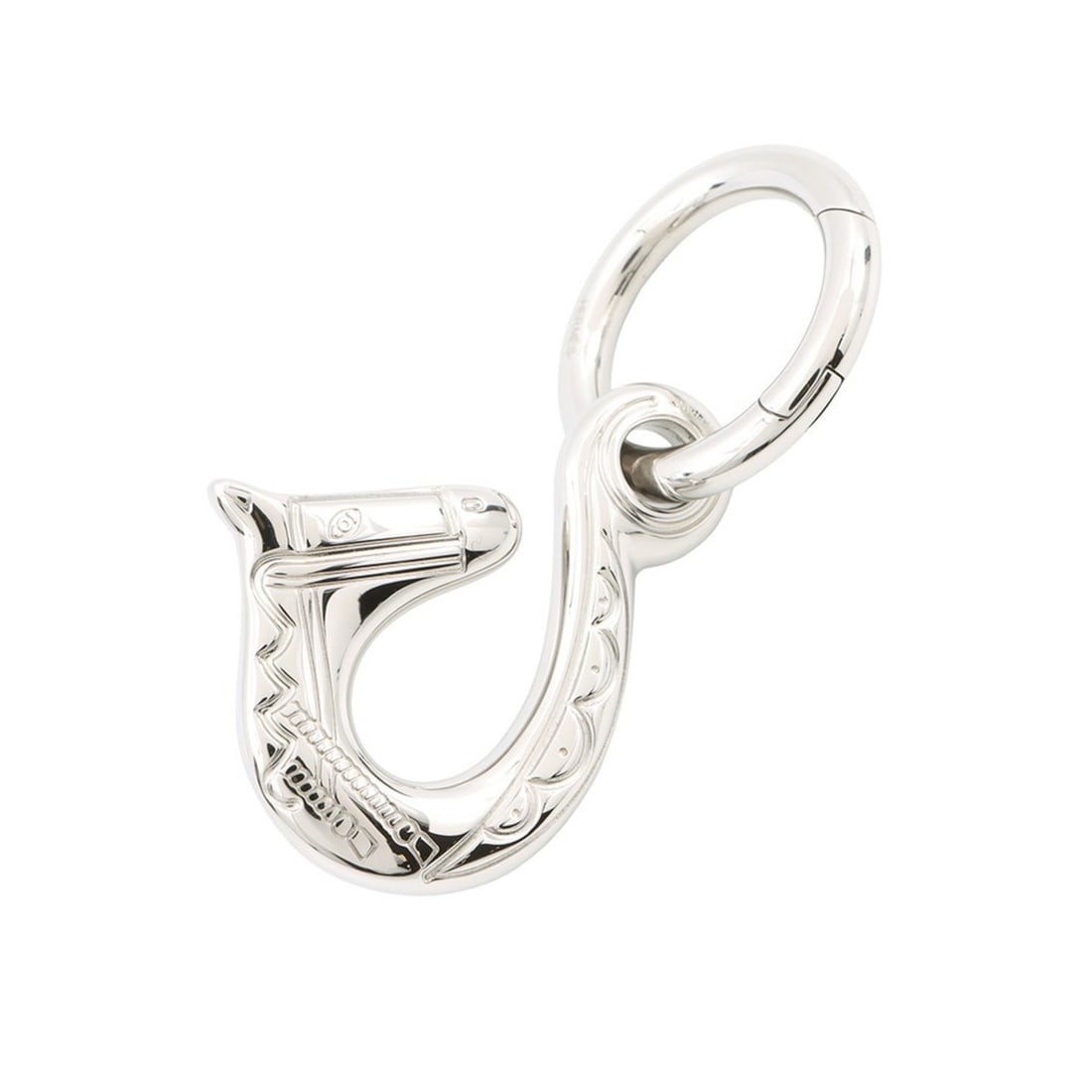 Hermes Keychain Cheval Artificier HERMES Charm: --- Catalog ---Category: SizeSize (HxWxD): 4.3cm x 3.3cm / 1.69'' x 1.29''Category: DesignType: KeyringColor: SilverGender: WomenCategory: GeneralBrand: HermesCountry of Origin: France--- Item List --