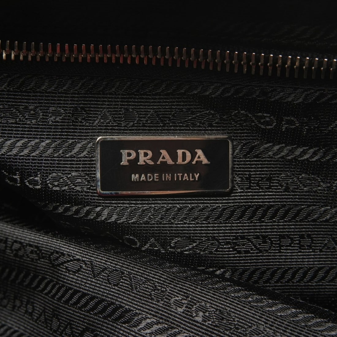 Prada Nylon Backpack/Daypack, Black, WS27360 - 9