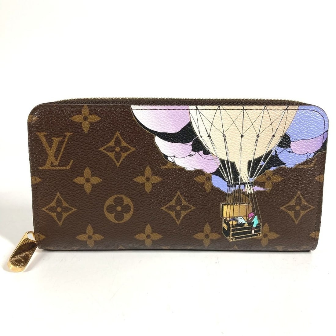 LOUIS VUITTON M60292 Monogram Zippy Wallet, Balloon Design, Long Wallet with Round Zipper, Canvas,: --- Catalog ---Category: SizeSize (HxWxD): 10.5cm x 19.5cm / 4.13'' x 7.67''Category: DesignType: Long wallet (bi-fold)Color: Brown, PurpleGender: Men,WomenMaterial: Monogram , Canvas Category: Genera