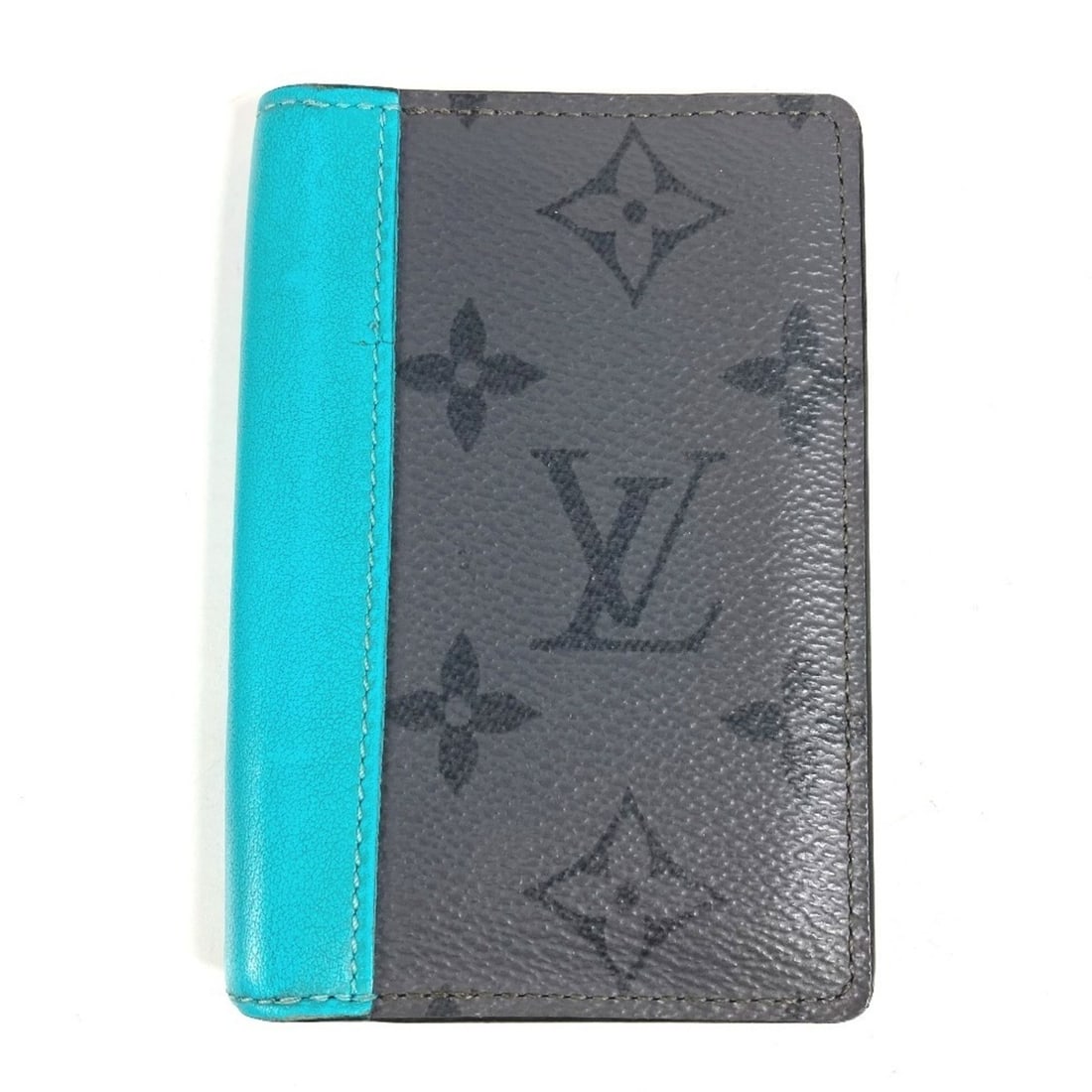 LOUIS VUITTON M11469 Monogram Eclipse Reverse Organizer de Poche, Business Card Holder, Pass Case,: --- Catalog ---Category: DesignType: Card caseColor: Gray, TurquoiseGender: Men,WomenMaterial: Monogram Eclipse , Canvas Category: GeneralMPN: M11469Brand: Louis VuittonCountry of Origin: FranceCatego