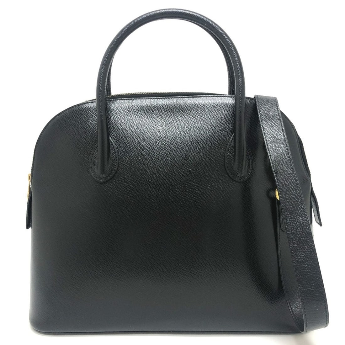 CELINE Bowling Large 2-Way Tote Bag, Vintage Shoulder/Handbag, Leather, Black, Women's: --- Catalog ---Category: SizeSize (HxWxD): 30cm x 37.5cm x 13cm / 11.81'' x 14.76'' x 5.11''Category: DesignType: Handbag, Tote bagColor: BlackGender: WomenSeason: VintageMaterial: Leather Category: G