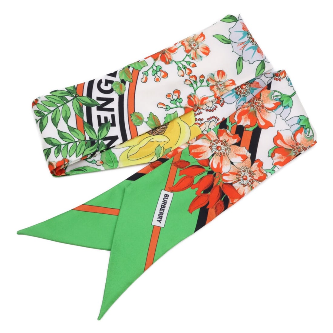 BURBERRY 8049798 72B Floral Silk Skinny Scarf, 180 x 8cm, Multicolor, Women's: --- Catalog ---Category: SizeSize (LxW): 1.8m x 8cm / 70.86'' x 3.14''Category: DesignType: ScarfColor: Multi-colorGender: WomenMaterial: Silk Category: GeneralBrand: Burberry--- Item List ---Section:
