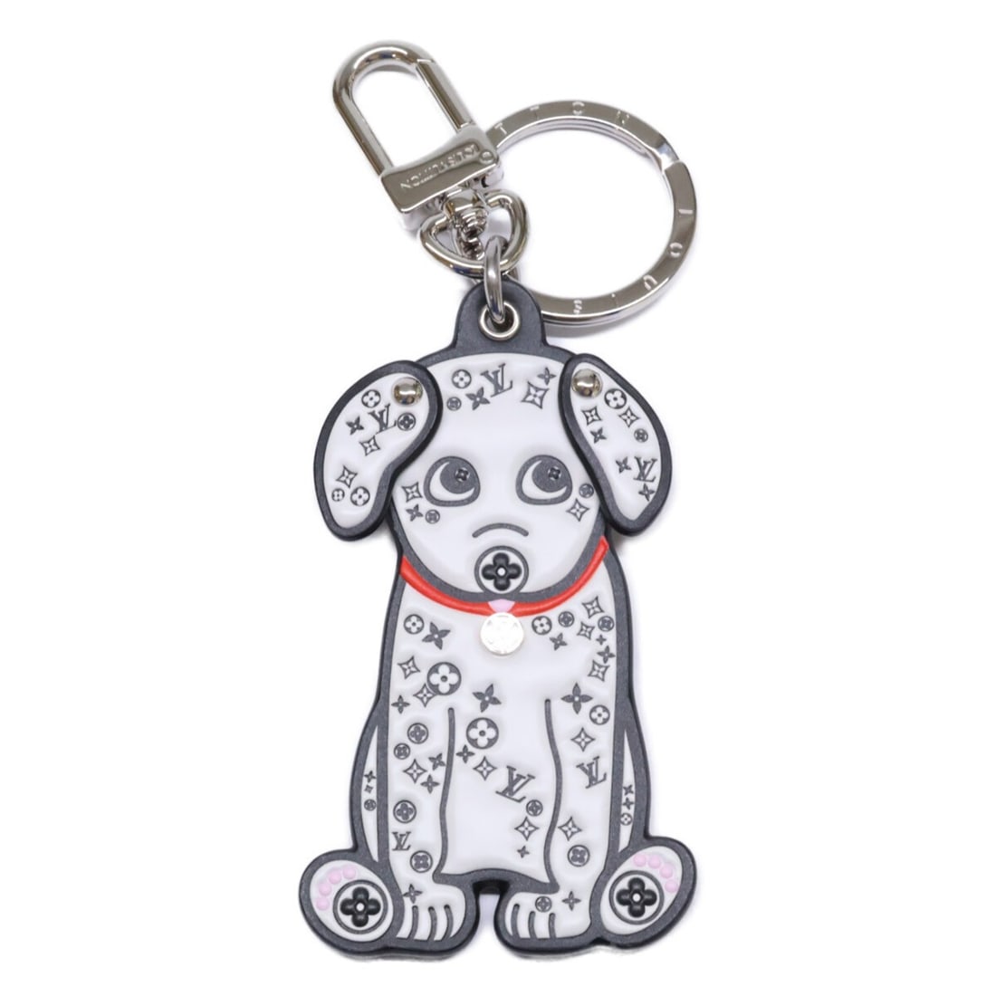 LOUIS VUITTON M00746 Porte-Clés LV Dalmatian Keychain, White, Women's: --- Catalog ---Category: DesignType: KeyringColor: WhiteGender: WomenMaterial: LeatherCategory: GeneralBrand: Louis Vuitton--- Item List ---Section: ConditionRanking: Rank A Used - A few traces of usa