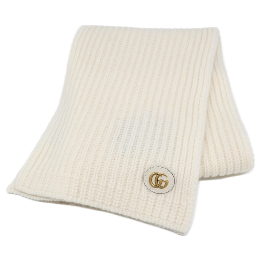 GUCCI 773426 3GB02 9200 Double G Wool Cashmere Scarf, 25x180cm, Ivory, Women's: --- Catalog ---Category: SizeSize (LxW): 1.82m x 25cm / 71.65'' x 9.84''Category: DesignType: ScarfColor: IvoryGender: WomenMaterial: Wool Category: GeneralBrand: Gucci--- Item List ---Section: Condit
