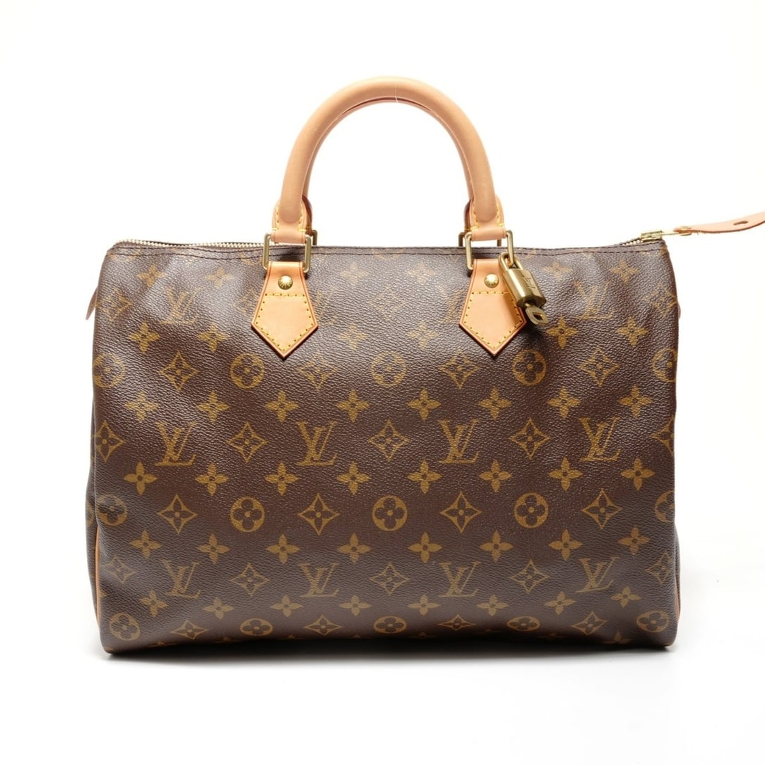 Louis Vuitton Monogram Speedy 35 Boston Bag, Brown, 2001, WS26852: --- Catalog ---Category: SizeSize (HxWxD): 24cm x 35cm x 19cm / 9.44'' x 13.77'' x 7.48''Category: DesignType: Boston bagColor: BrownGender: WomenCategory: GeneralBrand: Louis VuittonCountry of Origin
