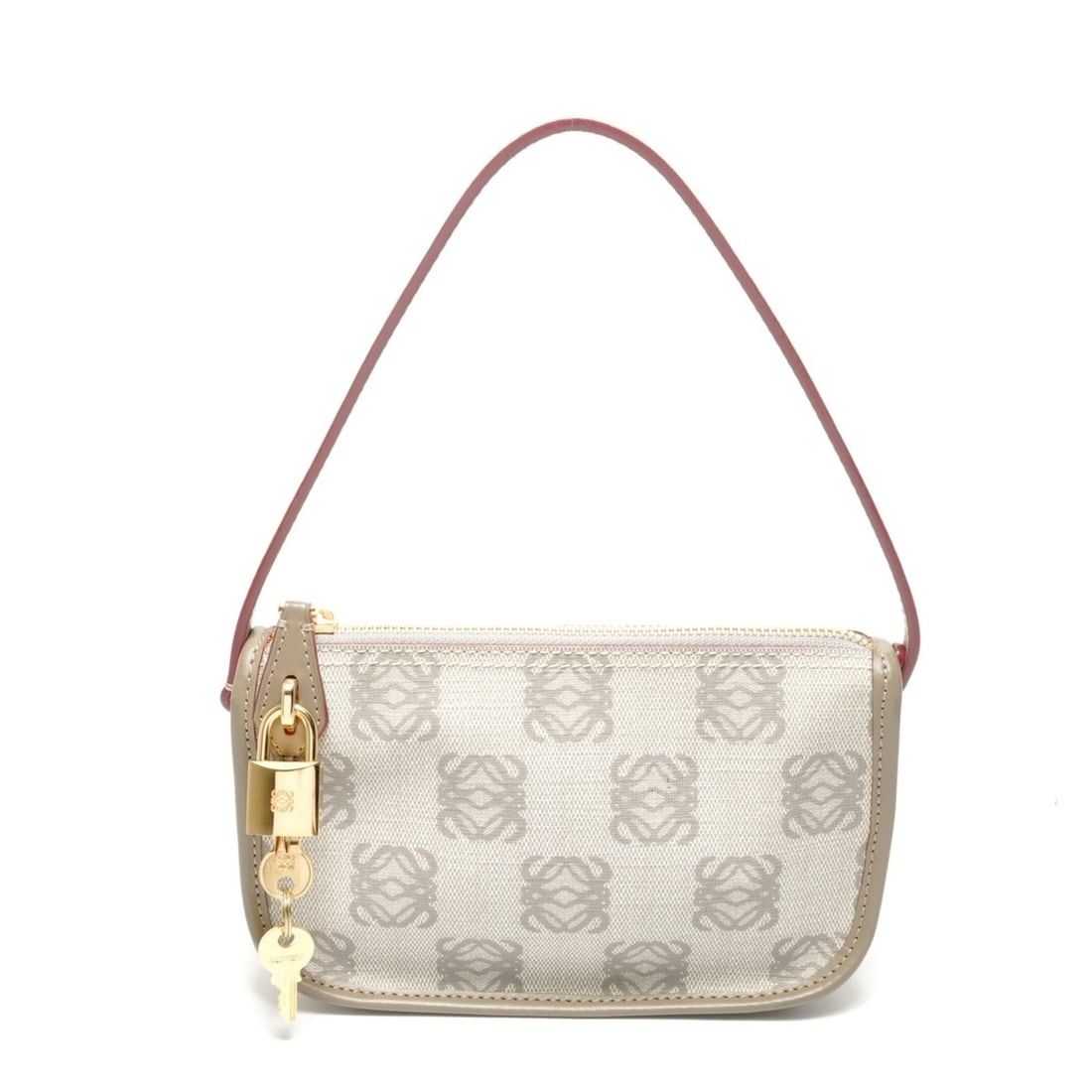 LOEWE Anagram Handbag, Gray, WS26348: --- Catalog ---Category: SizeSize (HxWxD): 16cm x 24cm x 4.5cm / 6.29'' x 9.44'' x 1.77''Category: DesignType: HandbagColor: GrayGender: WomenCategory: GeneralBrand: LoeweCountry of Origin: Spain--- I