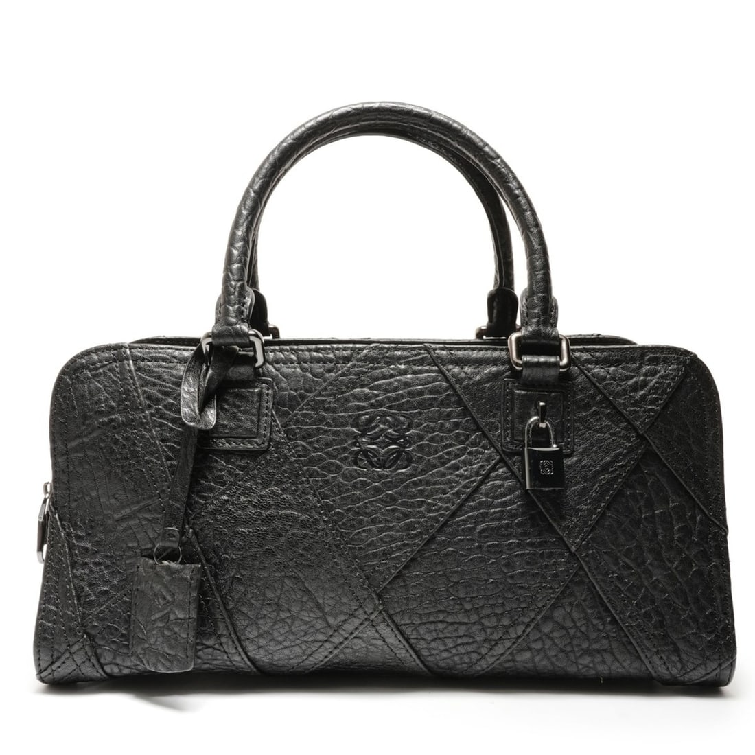 LOEWE Amazona Colt Comme des Garçons Junya Watanabe Handbag Black WS26401: --- Catalog ---Category: DesignType: HandbagColor: BlackGender: WomenCategory: GeneralBrand: LoeweCountry of Origin: Spain--- Item List ---Section: ConditionRanking: Rank A Used - A few traces of usag